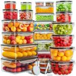 52 PCS Airtight Food Storage Containers with Lids