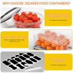 52 PCS Airtight Food Storage Containers with Lids