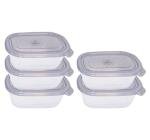 5 Pack Small Airtight Food Storage Containers