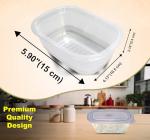 5 Pack Small Airtight Food Storage Containers