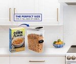 Airtight Plastic Cereal Storage Containers - Set of 4