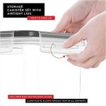 Airtight Cereal Storage Containers - 4 Pack