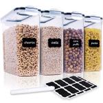 Airtight 4-Piece Cereal Storage Container Set