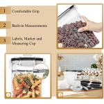 4-Piece Airtight Cereal Storage Containers Set