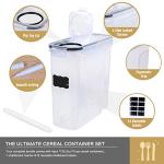 Airtight 4-Piece Cereal Storage Container Set