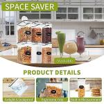 Cereal Storage Containers with Pour Spout - 4 Pack