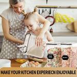 4-Piece Airtight Cereal Storage Containers Set