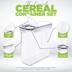 Airtight Cereal Storage Containers - 4 Pack