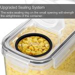 Airtight Cereal Storage Containers Set with Labels