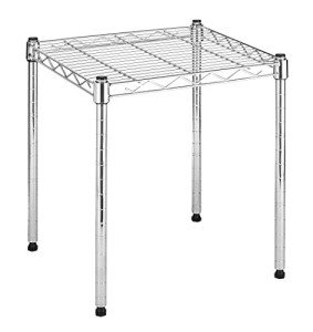 Whitmor Metal Wire Shelving Unit with Basket