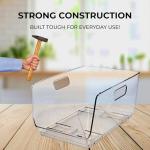 Clear Stackable Storage Bins for Pantry and Toys