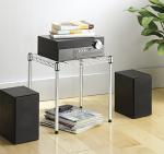 Whitmor Metal Wire Shelving Unit with Basket