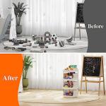 Stackable Plastic Storage Baskets – 4 Tier Organizers