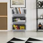 3-Pack Stackable Gray Storage Bins