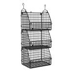 Stackable Wire Storage Baskets for Organized Spaces