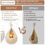 Boho Hanging Fruit Baskets - 3 Pack Set