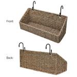 Woven Seagrass Wall Baskets for Easy Storage