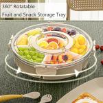 Divided Serving Tray with Lid and Handle