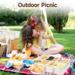 8-Compartment Snack and Veggie Storage Container