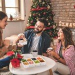 LUXEAR Divided Snack Tray Set with Lid