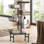 6-Tier Rolling Fruit and Vegetable Storage Cart