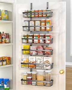 6-Tier Over Door Kitchen and Spice Organizer
