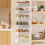 6-Tier Over Door Pantry Organizer with Baskets