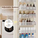 6-Tier Over Door Pantry Organizer with Baskets