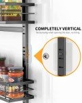 9-Tier Over Door Pantry Organizer with Baskets