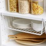 Tebery 2 Pack Under Shelf Wire Storage Baskets