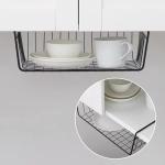 8-Pack Under Shelf Storage Baskets - Black