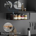 AmonHouseware 2-Pack Adjustable Under Shelf Organizers