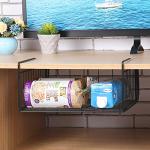 2-Pack Under Cabinet Wire Storage Baskets