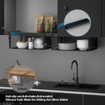 AmonHouseware 2-Pack Adjustable Under Shelf Organizers