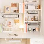 8-Pack Under Shelf Storage Baskets - Black