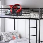 Bedside Hanging Organizer with Hooks - Black