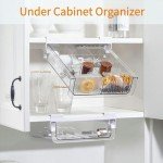 Clear Under Shelf Kitchen Organizer Drawer Systems
