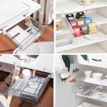 Clear Under Shelf Kitchen Organizer Drawer Systems