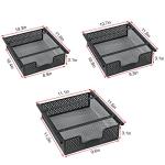 Hanging Pullout Drawer Organizer - 3 Pack