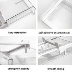 Clear Under Shelf Kitchen Organizer Drawer Systems