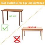 2 Pack Under Desk Hanging Drawers - Clear Acrylic