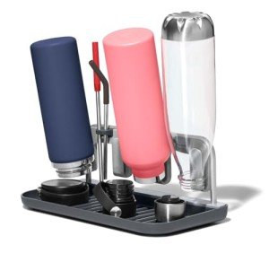 OXO Good Grips Bottle Drying Rack with Aluminum Frame
