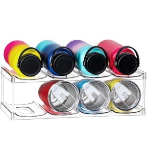 Stackable Water Bottle Organizer for 40 oz Tumblers