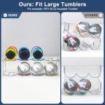 Stackable Water Bottle Organizer for 40 oz Tumblers