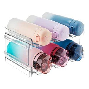 Stackable Water Bottle Organizer for Easy Storage