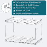 Stackable Water Bottle Organizer for Home Storage