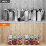 Stackable Water Bottle Organizer for Easy Storage