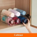 Stackable Water Bottle Organizer for Easy Storage