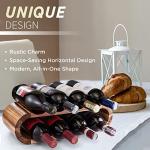 Acacia Wooden Wine Rack for 8 Bottles
