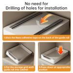 WeyKings Adhesive Pull-Out Cabinet Organizer Shelves